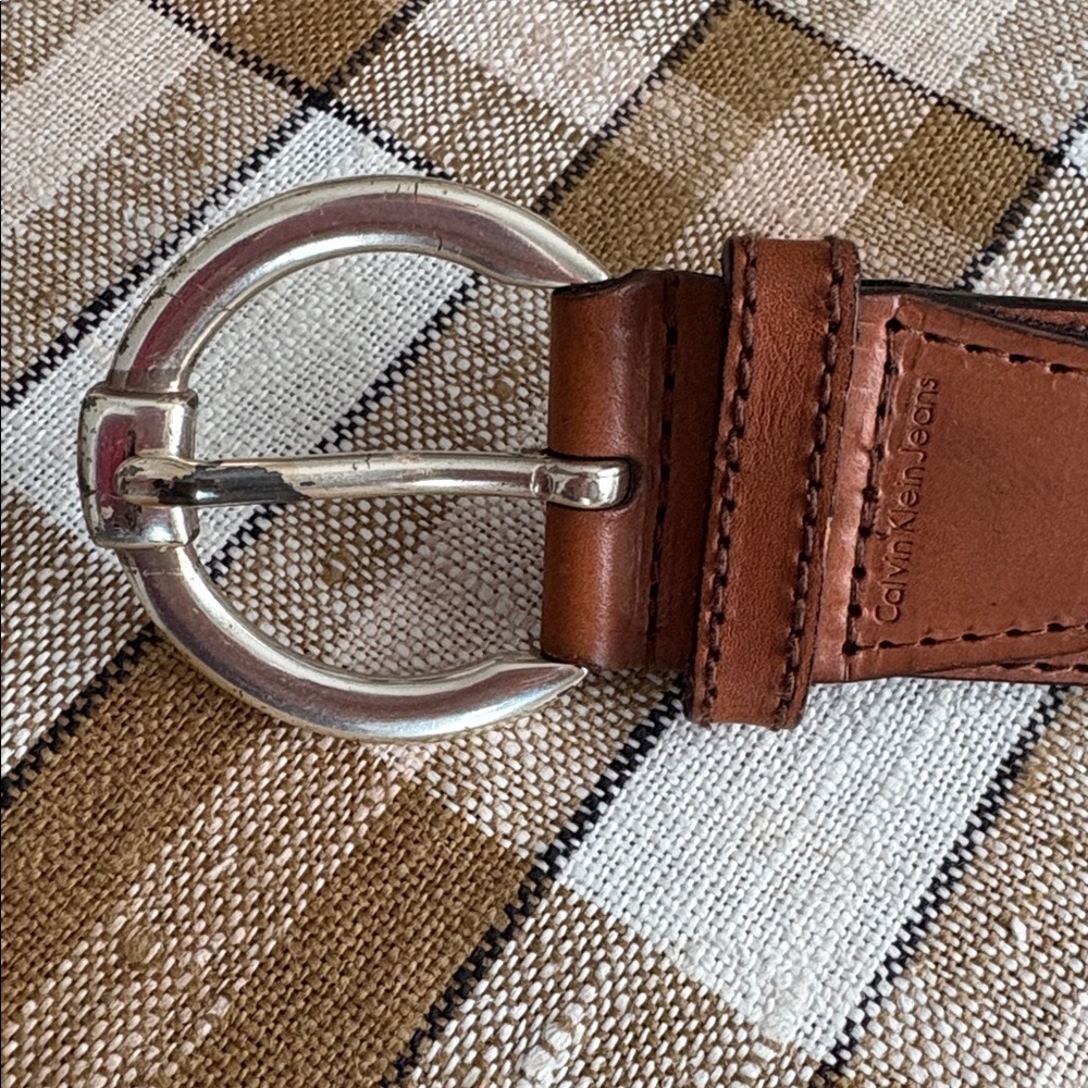 CALVIN KLEIN LEATHER BELT size L. - Picture 11 of 11